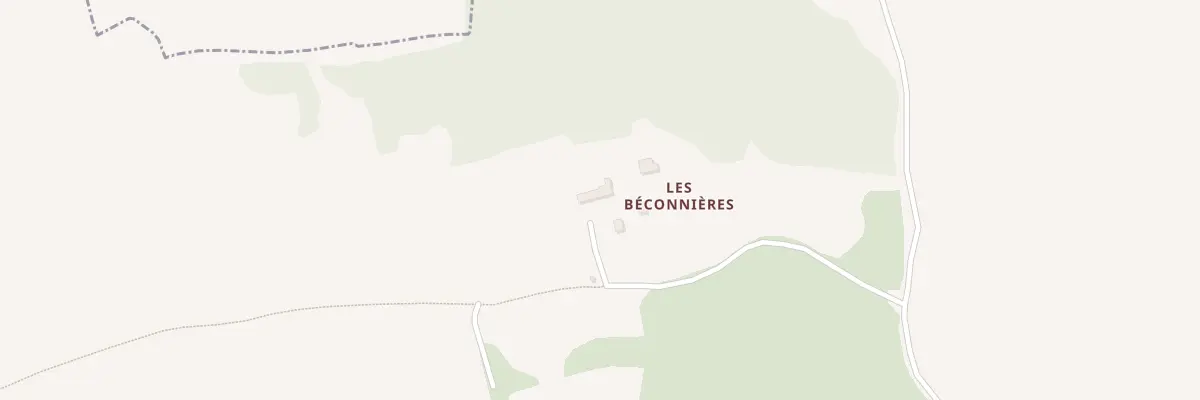 Plan du 5312 Les Beconnieres à Feneu