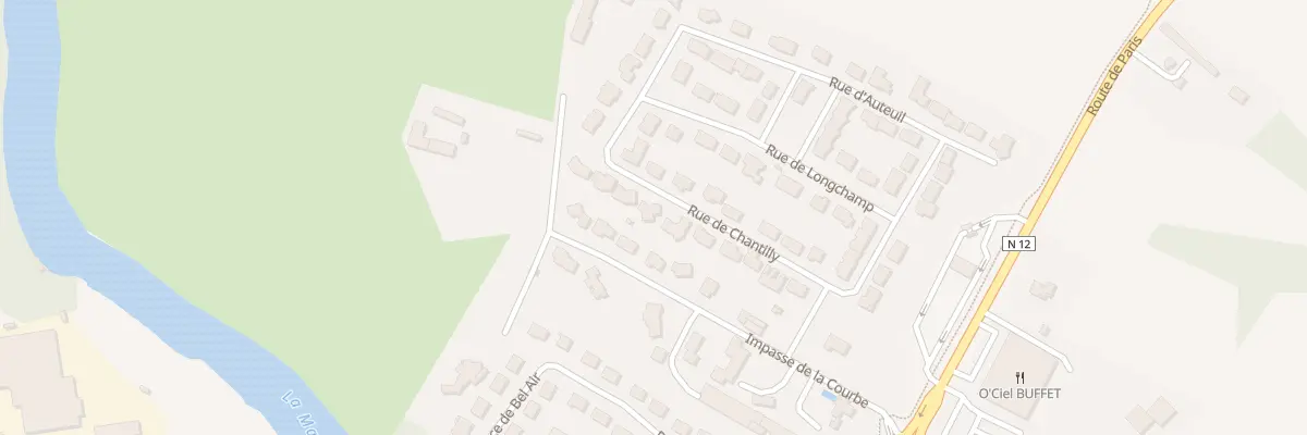 Plan du 19 Rue de Chantilly à Mayenne