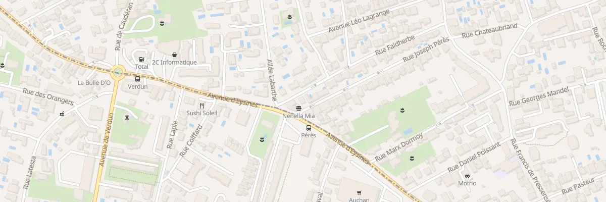 Plan du 54 Rue Faidherbe au Bouscat