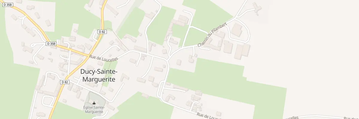 Plan du 5042 Le Bourg à Ducy-Sainte-Marguerite