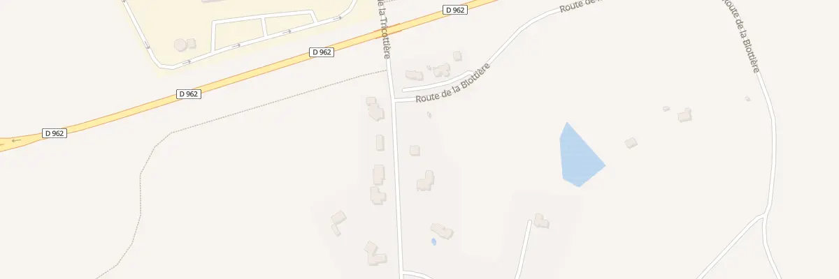 Plan du 609 Rue de la Tricottière à Mayenne
