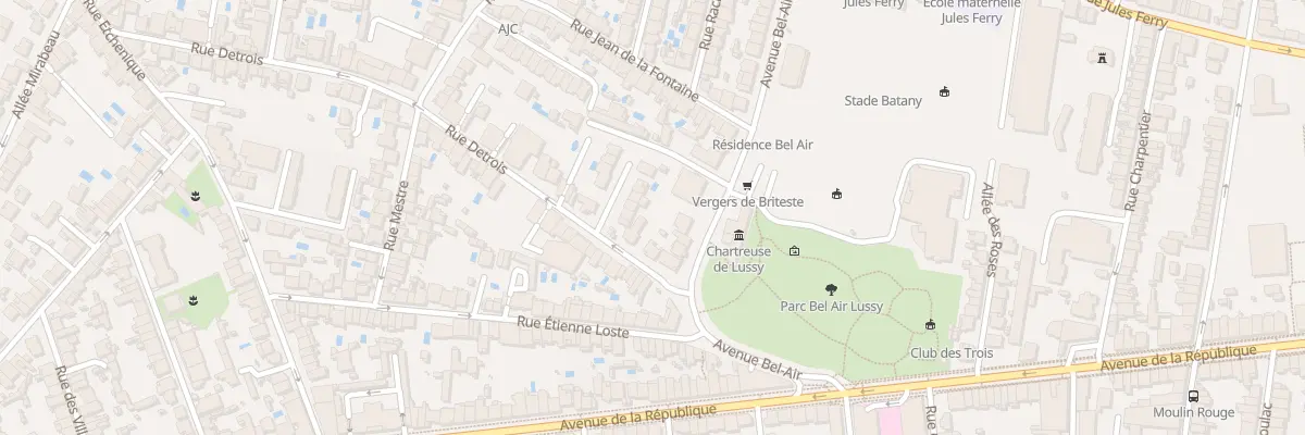 Plan du 11 Rue Détrois à Bordeaux