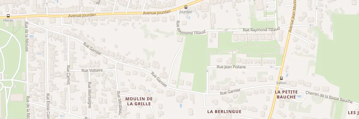 Plan du 75 Rue Garnier à Saintes