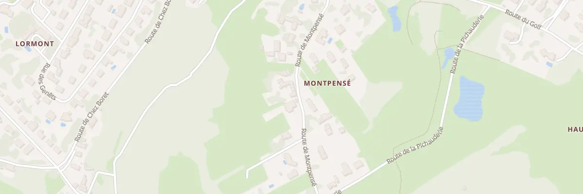 Plan du 16 Rte de Montpensé à Fontcouverte