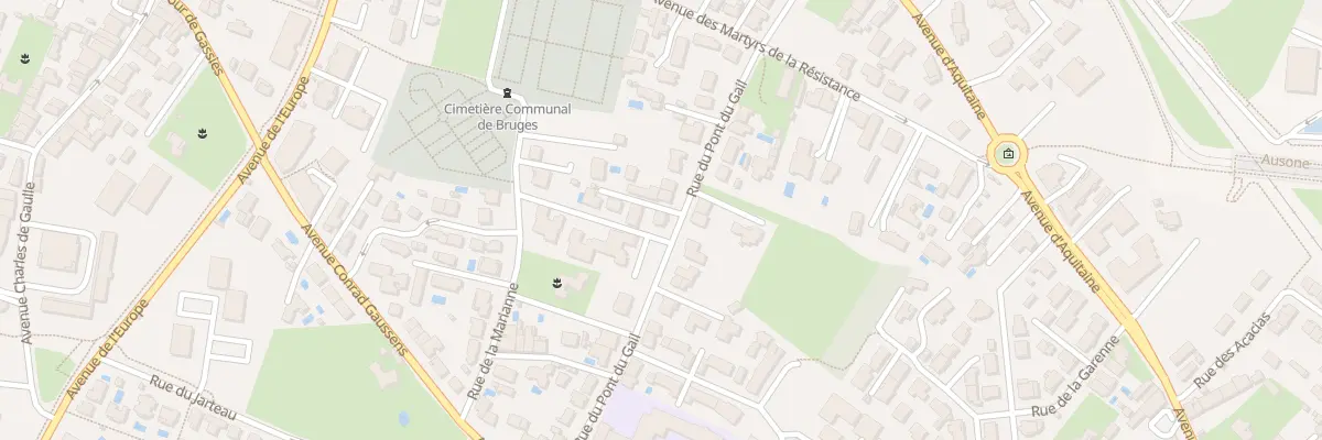 Plan du 35 Rue du Pont du Gail à Bruges