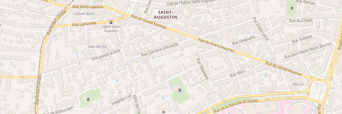 Plan du 66 Rue Camena d’Almeida à Bordeaux