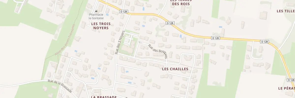 Plan du 12 Rue des Bosquets aux Gonds
