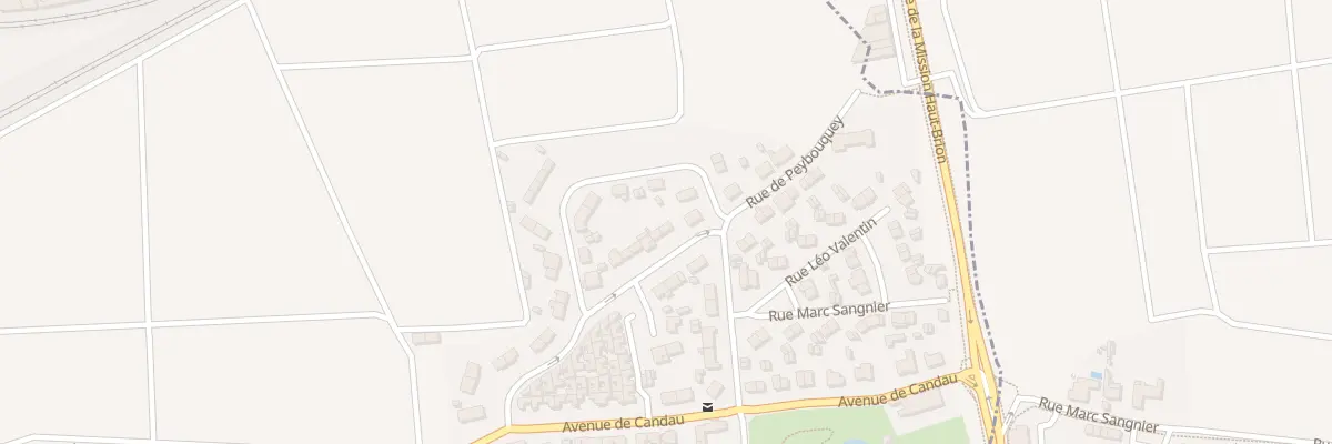Plan du 30 Rue du Cdt Lherminier à Pessac