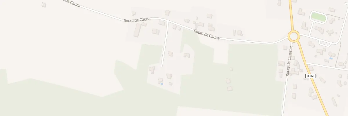 Plan du 385 Rte de Cauna à Aurice