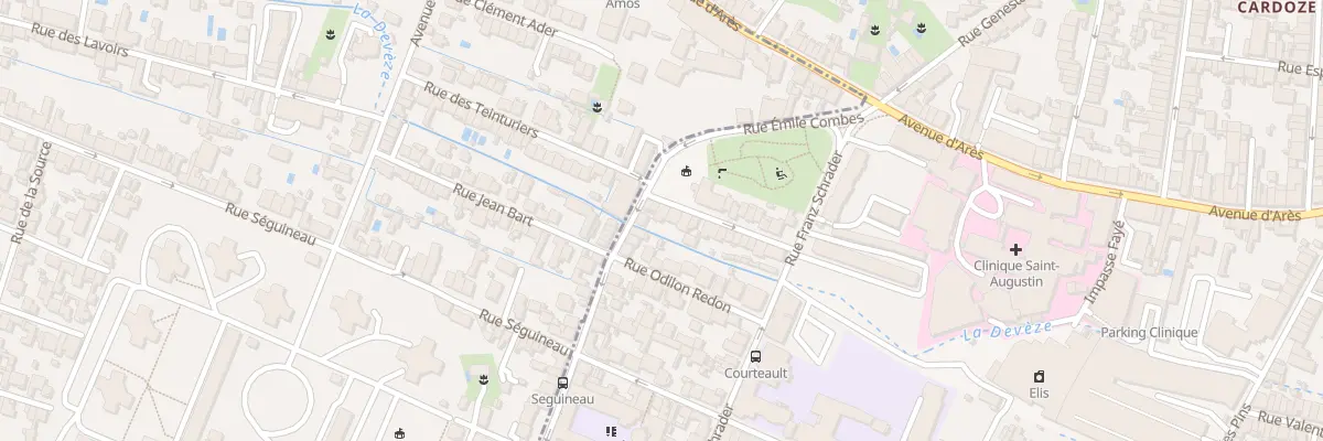 Plan du 3 Rue du Onze Novembre à Bordeaux