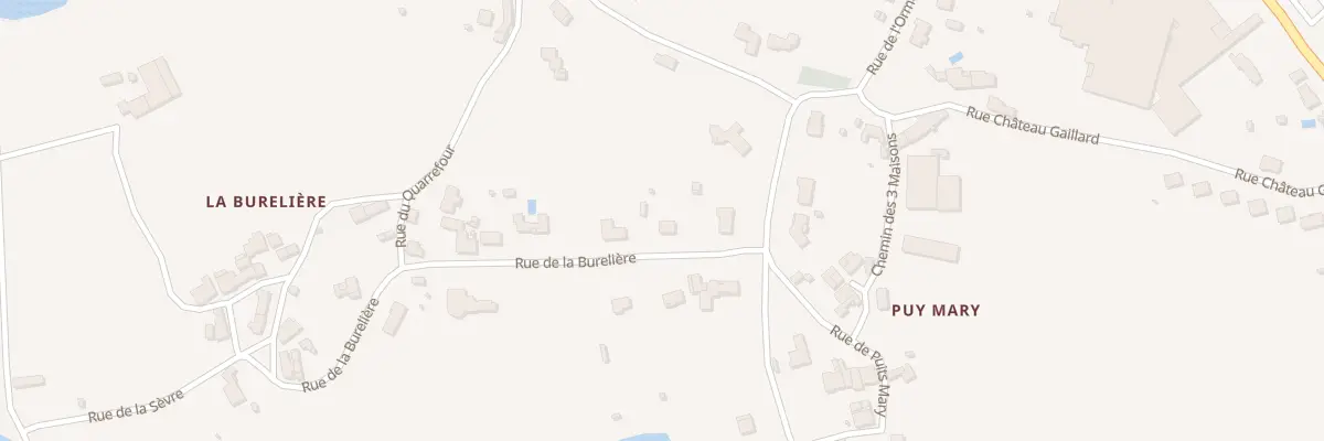 Plan du 2 Rue de la Burelière à Moncoutant-sur-Sèvre