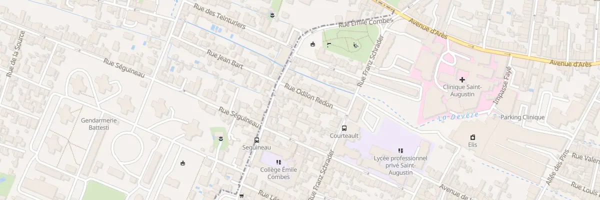 Plan du 11 Rue Odilon Redon à Bordeaux