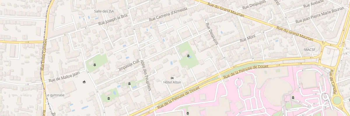 Plan du 20 Rue Gouais Lanos à Bordeaux