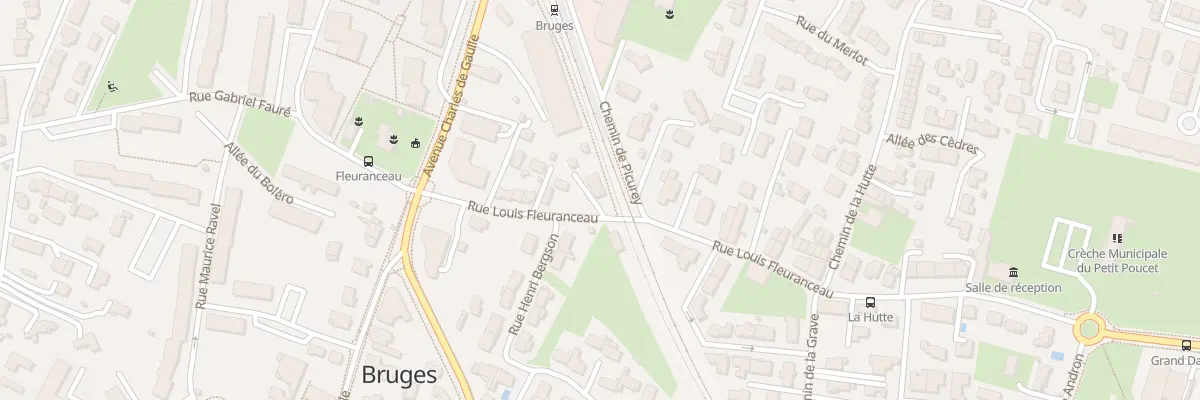 Plan du 12 Rue Louis Fleuranceau à Bruges