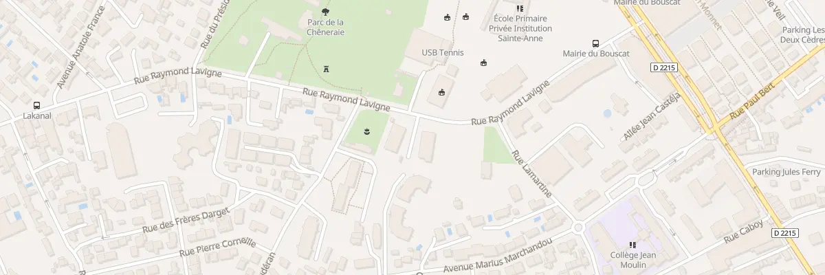 Plan du 48 Rue Raymond Lavigne au Bouscat