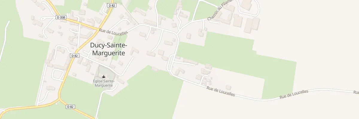 Plan du 21 Rue de Loucelles à Ducy-Sainte-Marguerite
