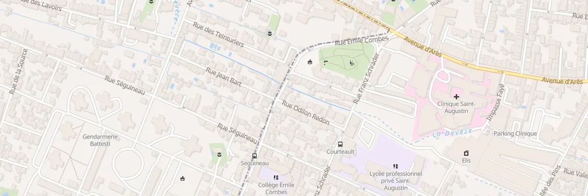 Plan du 6 Rue Odilon Redon à Bordeaux