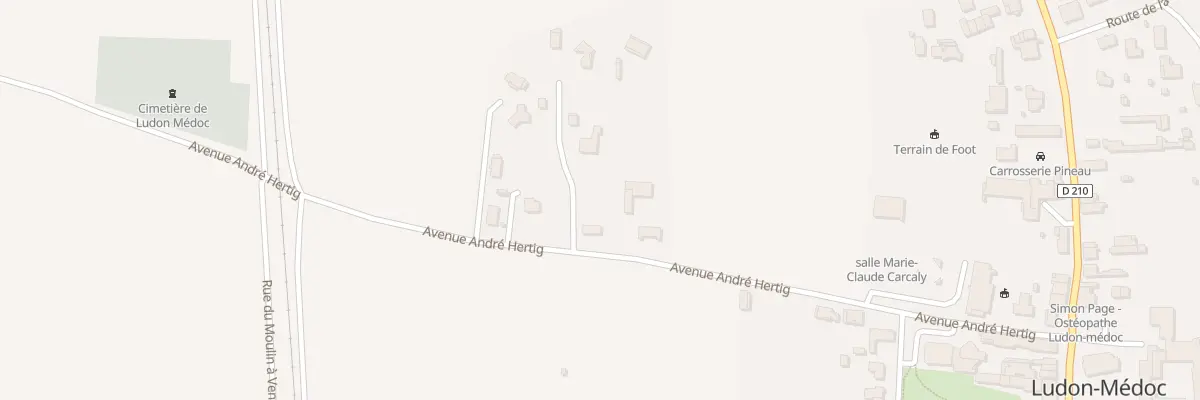 Plan du 23B Av André Hertig à Ludon-Médoc