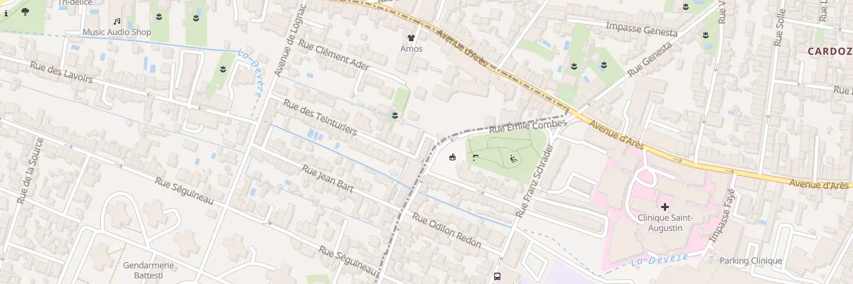 Plan du 33 Rue Émile Combes à Mérignac