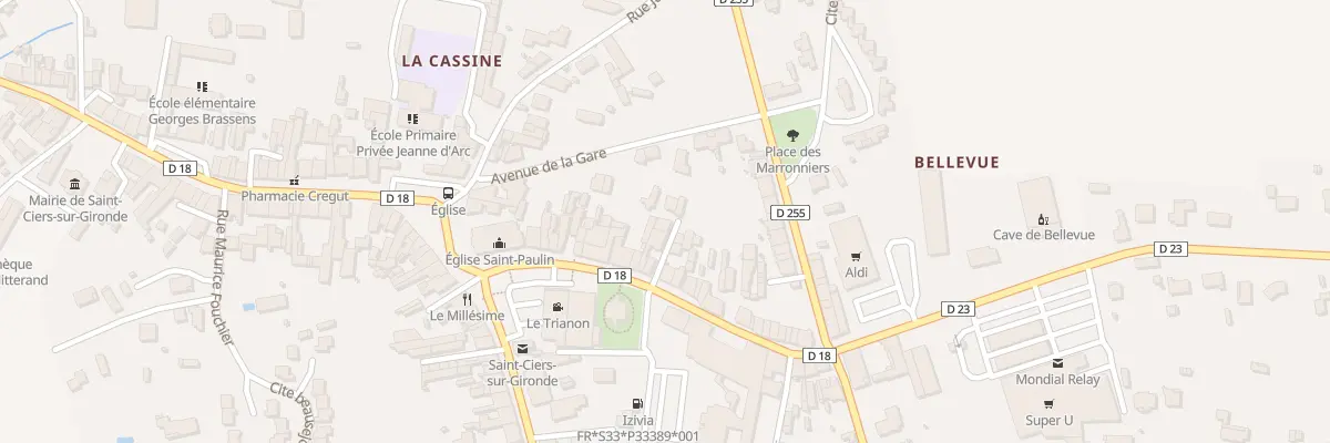 Plan du 1 Imp Andre Lafon à Saint-Ciers-sur-Gironde