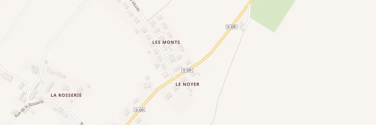 Plan du 1B Les Monts à La Lande-Patry