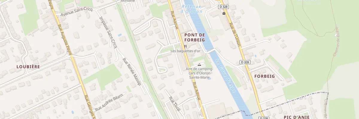 Plan du 46 Rue Adoue à Oloron-Sainte-Marie