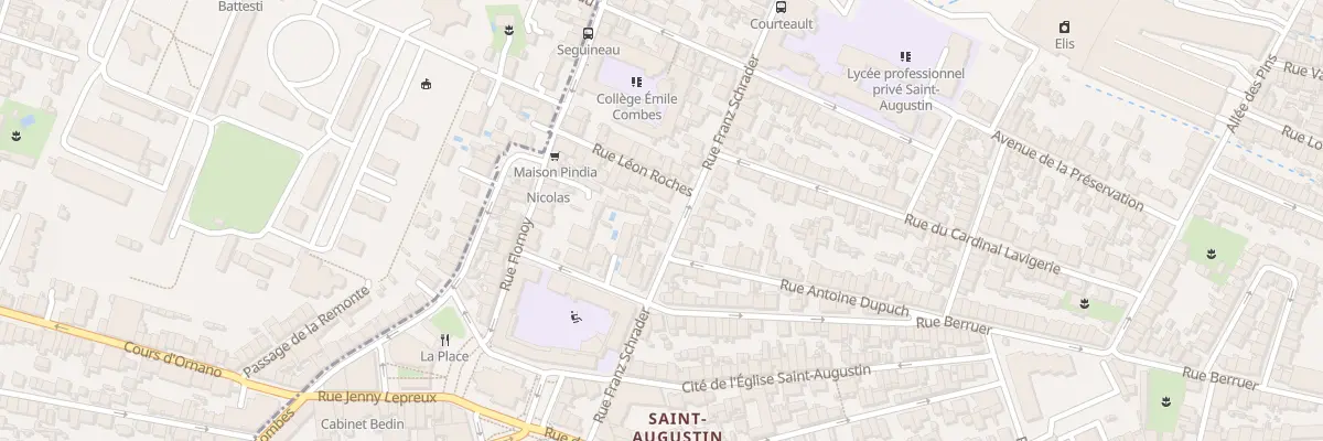 Plan du 39 Rue Frantz Schrader à Bordeaux