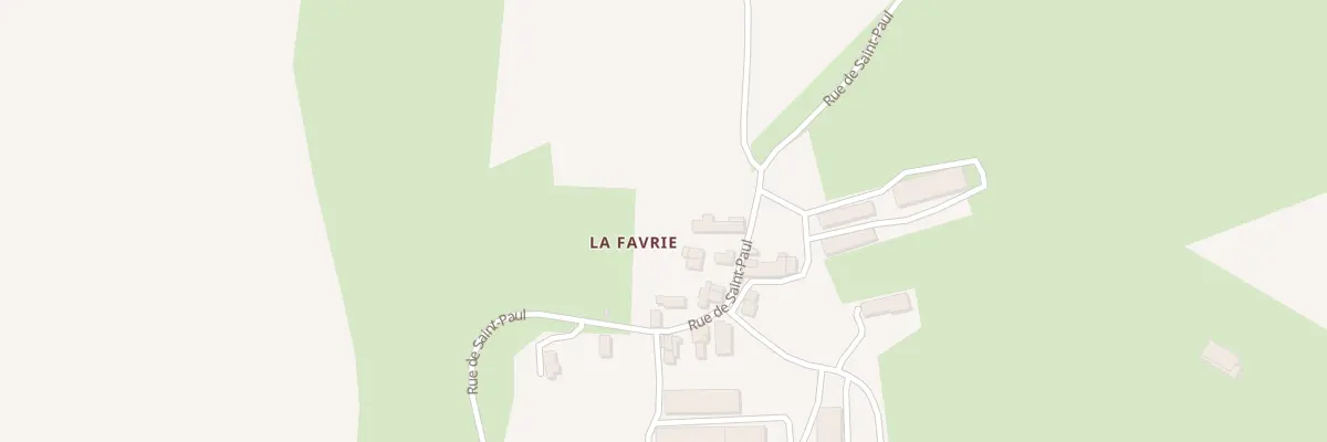 Plan du 2 La Favrie à Saint-Paul-en-Gâtine