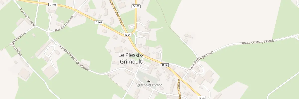 Plan du 53 Rte du Mont Pincon Plessis Gri aux Monts d’Aunay