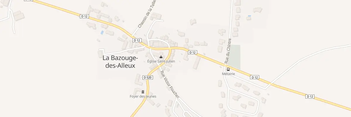 Plan du 3 Rue Michel Chaudet à La Bazouge-des-Alleux