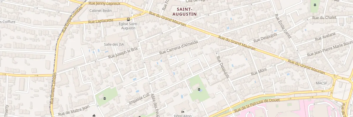 Plan du 78 Rue Camena d’Almeida à Bordeaux