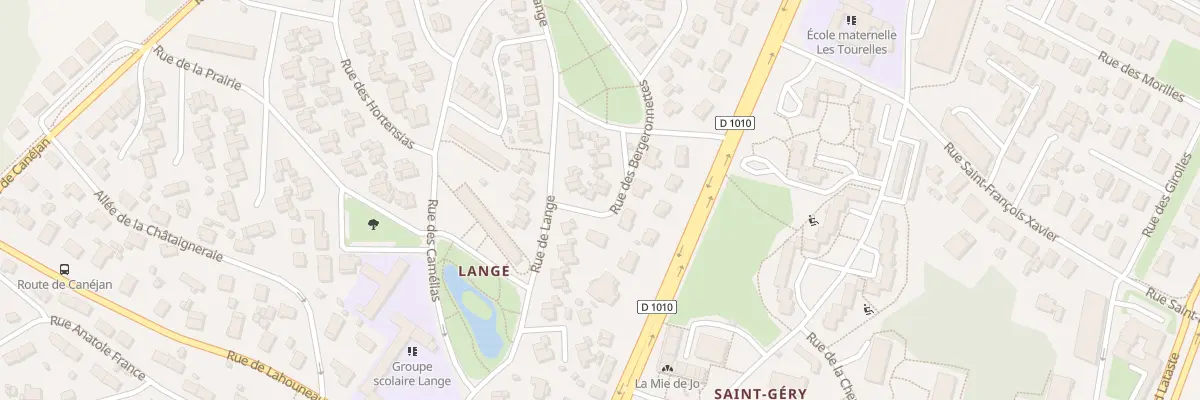 Plan du 4 Rue des Bergeronnettes à Gradignan