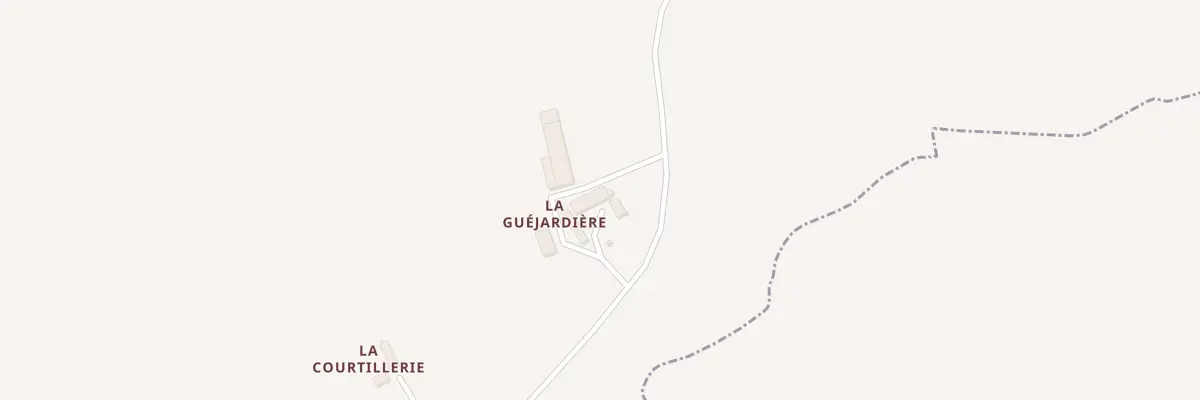 Plan du 1 La Guejardière à Ruillé-Froid-Fonds