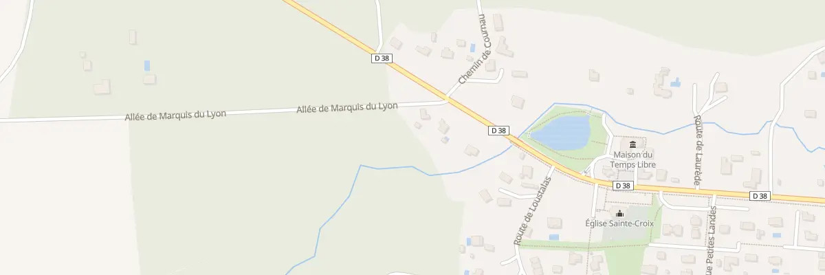 Plan du 230 Av de l’Océan à Campet-et-Lamolère