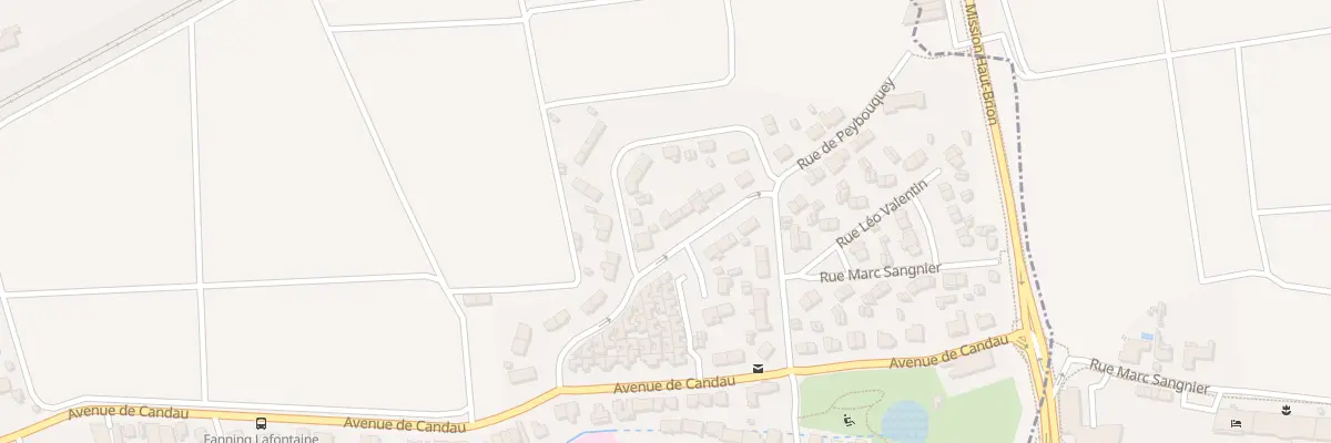 Plan du 20 Rue du Cdt Lherminier à Pessac