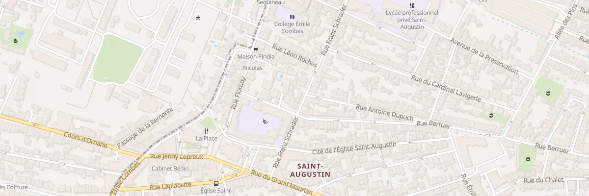 Plan du 193 Rue Berruer à Bordeaux
