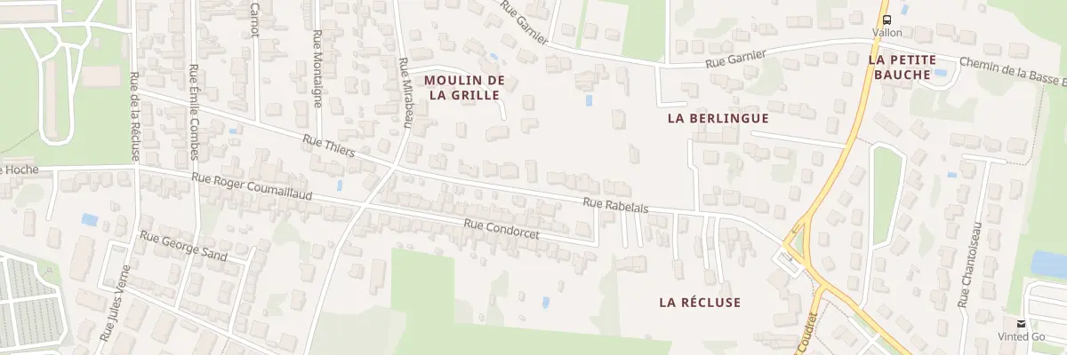 Plan du 13 Rue Rabelais à Saintes