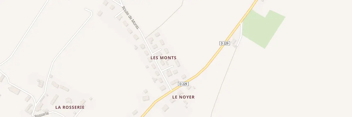 Plan du 6 Les Monts à La Lande-Patry