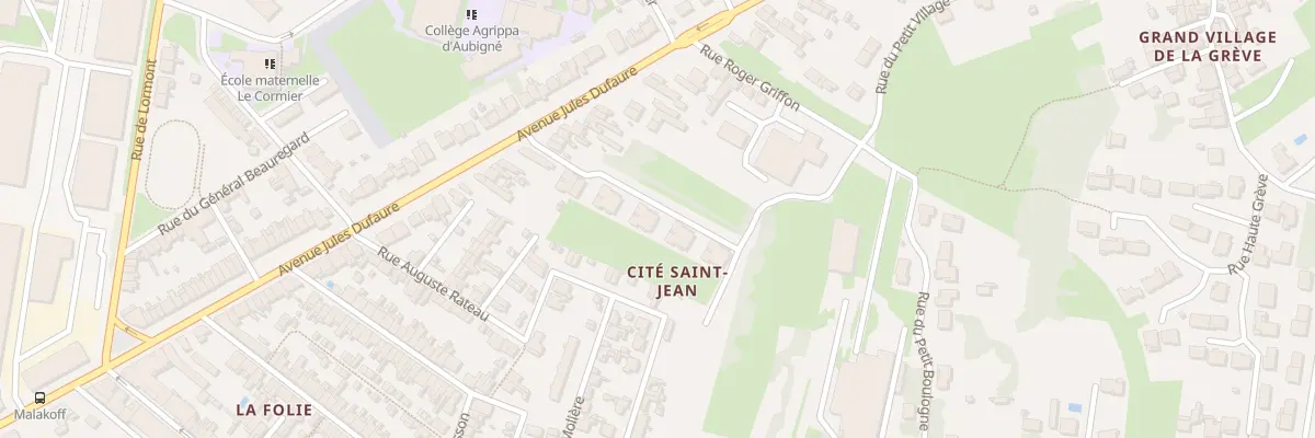 Plan du 98 Av Jules Dufaure à Saintes