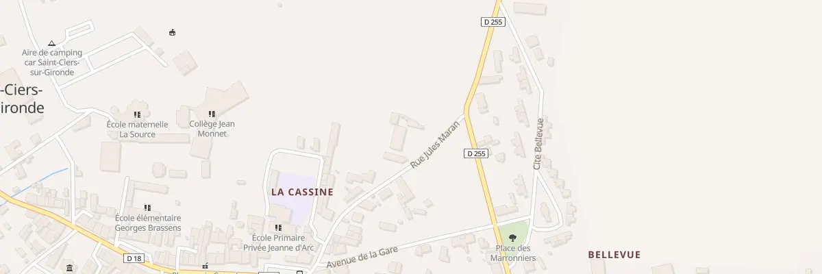 Plan du 9 Rue Jules Maran à Saint-Ciers-sur-Gironde
