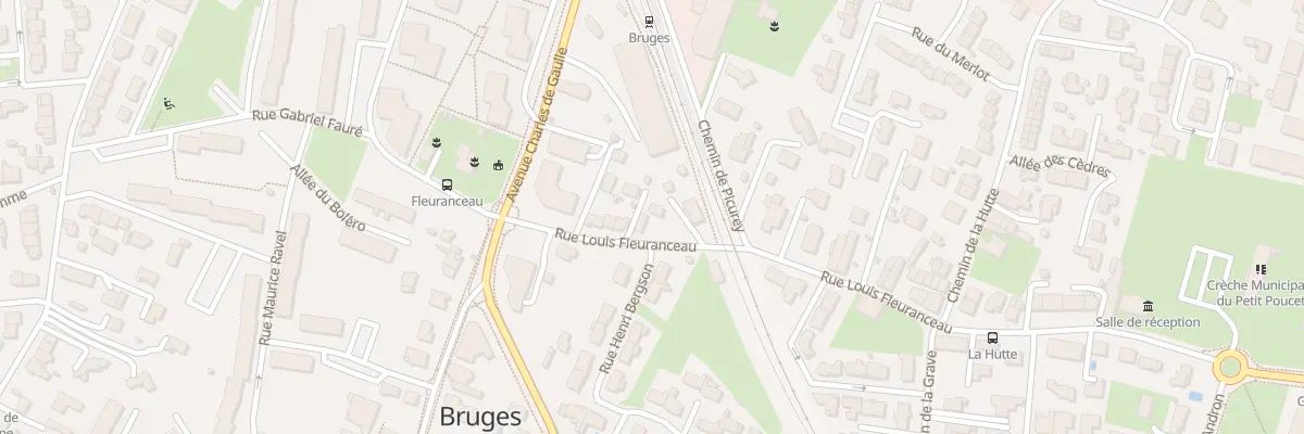 Plan du 10 Rue Louis Fleuranceau à Bruges