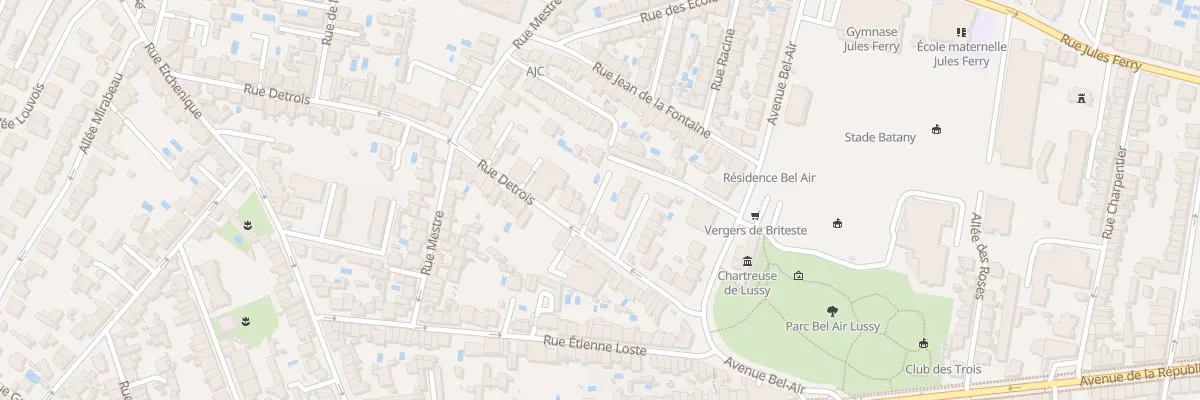 Plan du 21 Rue Détrois à Bordeaux