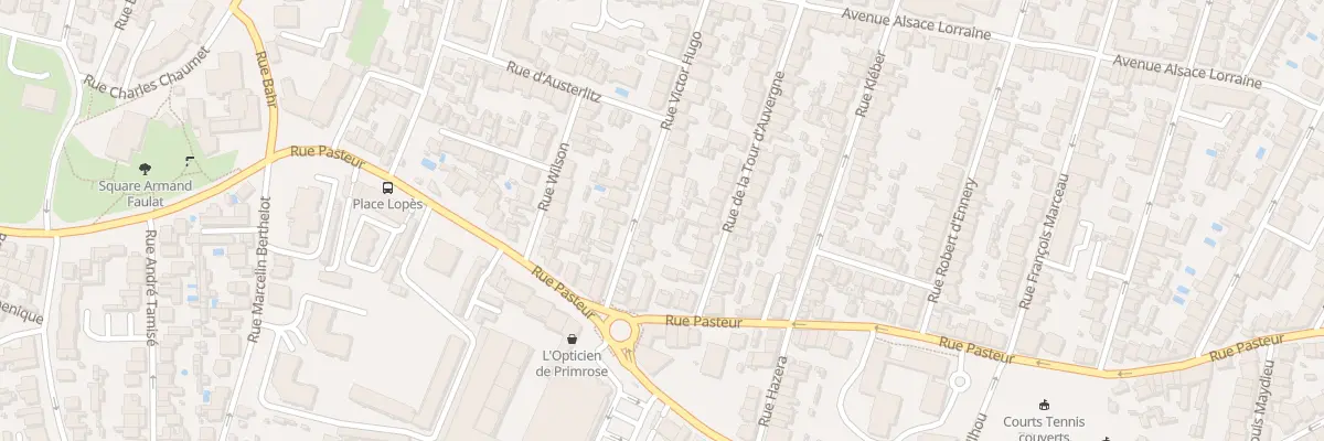Plan du 84 Rue Victor Hugo à Bordeaux