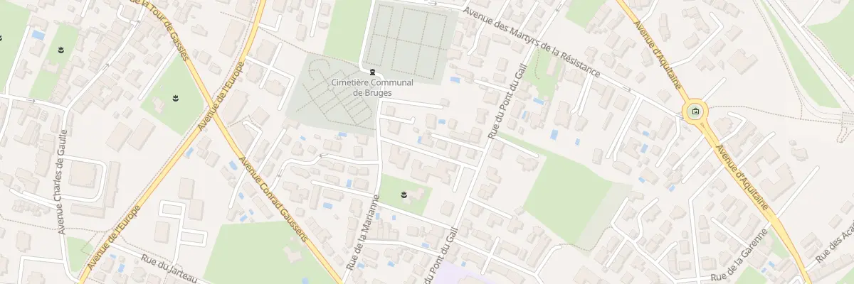 Plan du 33T Rue du Pont du Gail à Bruges