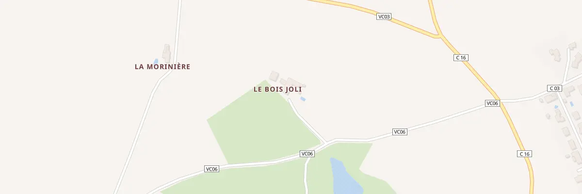 Plan du 10 Rte de la Grenouillère à Nueil-les-Aubiers