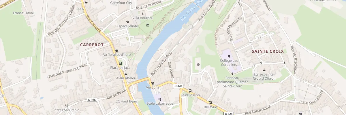 Plan du 37 Rue Louis Barthou à Oloron-Sainte-Marie