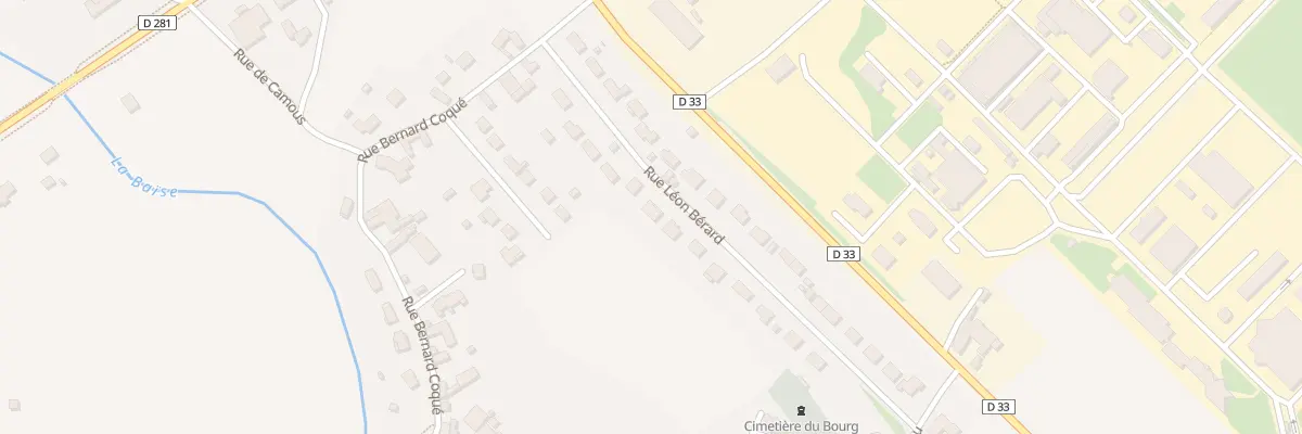 Plan du 19 Rue Leon Berard à Mourenx