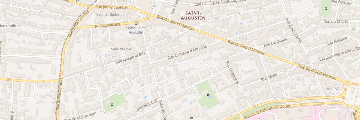 Plan du 80 Rue Camena d’Almeida à Bordeaux