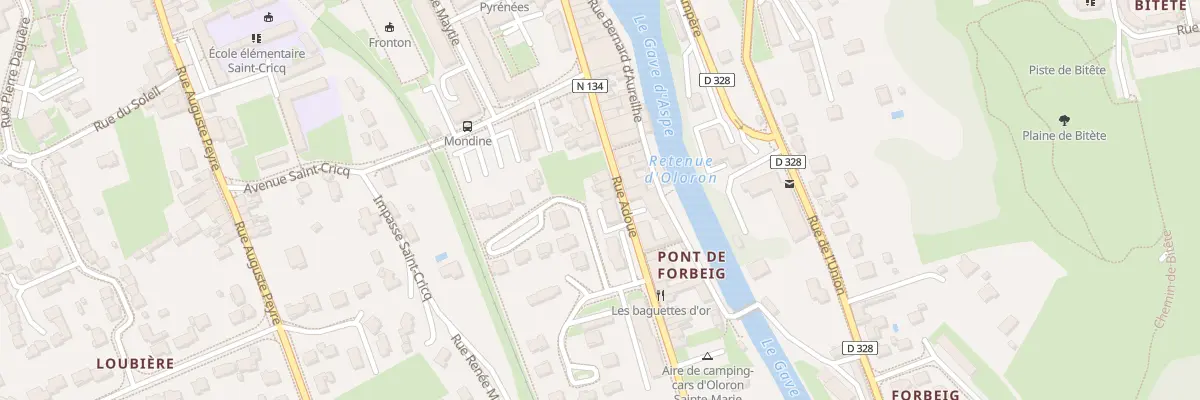 Plan du 20 Rue de la Hourquette à Oloron-Sainte-Marie