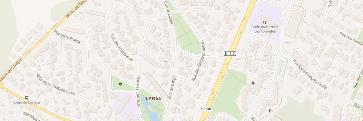 Plan du 29 Rue de Lange à Gradignan